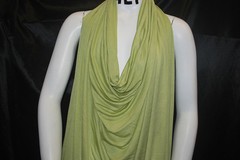 Italian Tencel Semisheer Jersey Knit Fabric Ecofriendly Gorgeous Pale Green