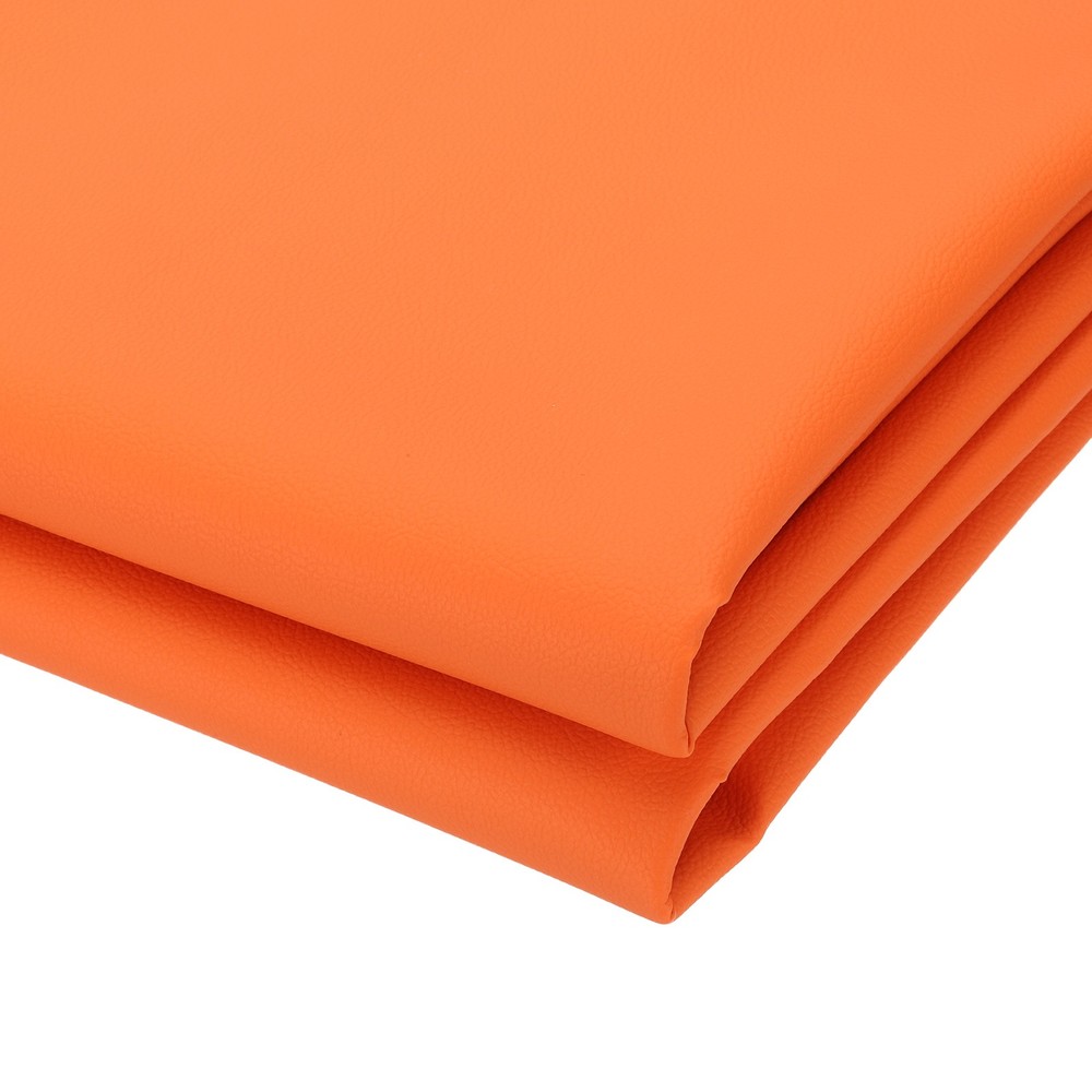 Faux Leather Sheets 63×39.4in, PU Vinyl Fabric for Orange Red