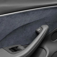 Matte Suede Fabric Vinyl Wrap Car Interior Door Panel Trim Sticky Back Film Kits
