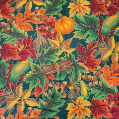 Thanksgiving Fall Autumn Themed Cotton Fabric Lot Cranston Robert Kaufman