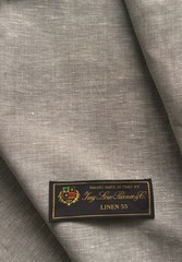 LORO PIANA LINEN 55 Luxury Italian Suiting Cloth Fabric 44% Wool 55% Linen 1yd