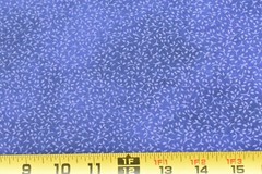 By 1/2 Yd, Vintage, Lavender Calico on Navy Quilt Cotton, Blank Textiles, N520