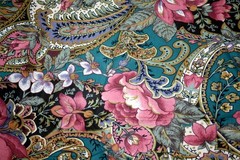 60 INCH WIDE LARGE FLORAL TAPESTRY WEIGHT FROM KENMILL – 100% COTTON FABRIC