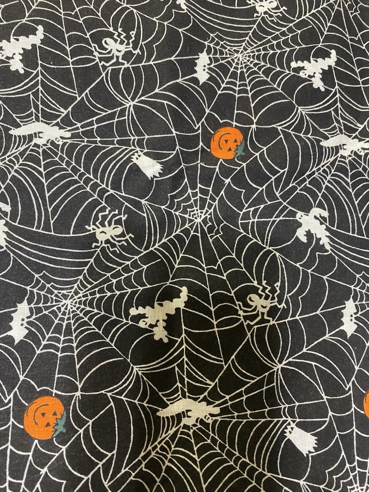 Halloween Spiders, Webs, Pumpkins, Ghosts, Bats – 1 Yard And 15 Inches And 44”