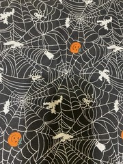 Halloween Spiders, Webs, Pumpkins, Ghosts, Bats – 1 Yard And 15 Inches And 44”