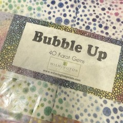 WILMINGTON Bubble up 40 Karat Gems 40 2 1/2” X 44” Pre-cut Cotton Fabric Strips
