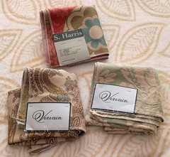 Vervain Vintage Large Fabric Samples Cotton Linen 26″ X 26″ Lot Of 3*New