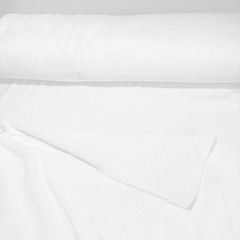 White Sew Lush Fleece Ultra-Soft Texture Fabric, 57” Wide x 15″ Long