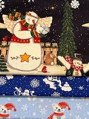 Quilting Fabric Lot – Christmas Holiday Winter, 10 Fat Quarters + 1 FREE!
