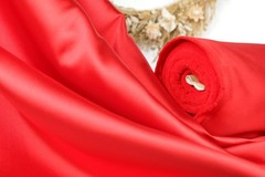 Red Mikado Satin 58/60″ Wide Fabric By the Yard 190