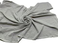 HEAVY LINEN 100% UPHOLSTERY DRAPERY FABRIC NATURAL FLAX OATMEAL BIO-WASHED 55″W