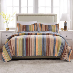 Greenland Home 100% Cotton Fashion Quilt Collection, Prewashed, Reversible Quilt