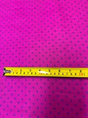 Avlyn Pink with Purple Polka Dots 1 yard 100% Cotton Fabric Free Ship SBB3
