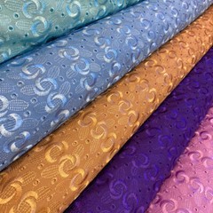 Eyelet Spiral Embroidery Fabric 44″ Wide By The Yard in Multiple Colors