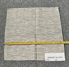 Robert Allen Lot of 2 Fabric Samples Flowing River Twine Vanilla Neutrals Earthy