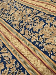 56 Wide USA Anju Woodridge w DuPont Stain Resist Fabric Griecian Grape 2.75 Yds