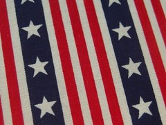 Fabric Stars and Stripes lame Fabric Traditions 1998s 44″ x 36″ BTY no:788