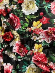 Authentic Top Italian designer made in Italy, silk luxury fabric 120 x 146 cm