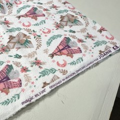 Jo-Ann Magic MJNT Cotton Flannel Fabric Brushed Boho Teepee Multicolor 34 in.