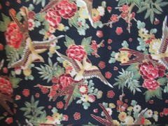 Robert Kaufman Fabrics Imperial Collection Black ORIENTAL COTTON FABRIC 1YX42