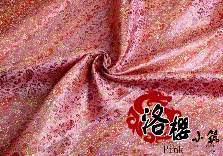 Ancient Costume Silk Satin Sewing Fabric Chinese Dress Baby Clothes Kimono Cos