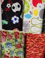 Lot of 8 Fat Quarters Novelty Prints Quilt Craft 100% Cotton Fabric
