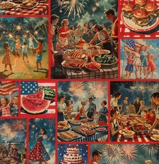 MDG – Patriotic Celebrate Freedom Quilting and Crafting Fabric 🇺🇸🎇🍉