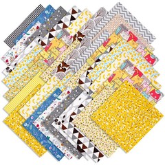 70 Pcs 10″x10″ Cotton Fabric Squares Assorted Floral Printed Quilting Patchwork