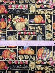 Fall Harvest Fabric Marcus Brothers Textiles Cotton 44″ 3/4 Yard