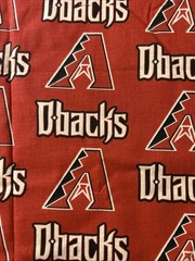 MLB Arizona Diamondbacks D’backs Baseball 1/2 yard (18 by 58”) Cotton Fabric