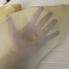SILK Light Yellow FABRIC 6 Yards x 21 Inches Wide or 216 Inches x 21 Inches Wide