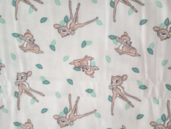 Disney bambi fun fabric cream 14 by 9 inch