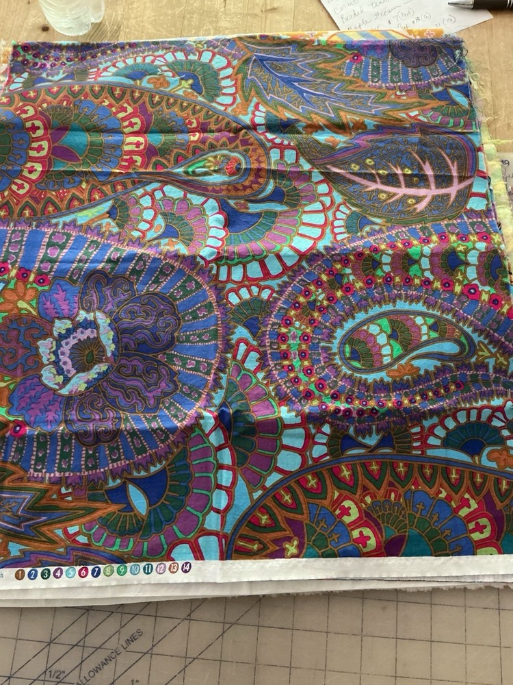 “BELLE EPOCH” KAFFE FASSETT #133 **PRE WASHED*** HALF YARD