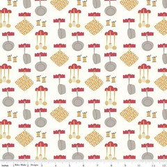 4 Fat Quarters Riley Blake “Cook Book” Lori Holt Quilt Cotton