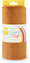 Plush Fabric | Solid Ginger Minky Fabric for Sewing | Super Soft Cuddle Material