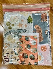 Designer Quilt Fabric Scraps 1/4 Lb