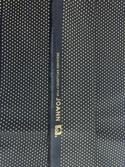 Black Gold Metallic Polka Dot Quilting Cotton Fabric Small Scale Print 64” X 44”