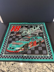 Nascar Bobby Labonte #18 Interstate Batteries Cotton Fabric 6 Design Panels