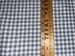 By 1/2 Yd Daisy Kingdom Blue White Gingham Check Vintage Fabric 4 Checks an Inch