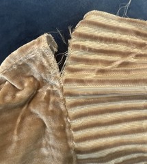VTG Beacon Hill Silk Velvet & Velvet Stripe Combo REM. 97″x44″ $230-$248 retail