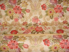 3-1/8Y Lee Jofa 2004092 Kirby Print Straw Floral Drapery Upholstery Fabric