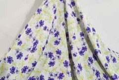 55” Wide By Yards Floral Soft Rayon Viscose Materia Fabric Children