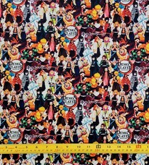 DEMON SLAYER ANIME COLLAGE V2 1 YARD FABRIC ( 36″ X 58″ ) BRAND NEW