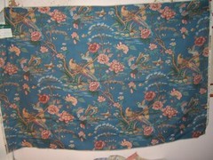 Greeff, Laurier, Shangcai Garden, Vtgn Floral/Birds, 55″ W X 36″ L, Cl Wedgewood