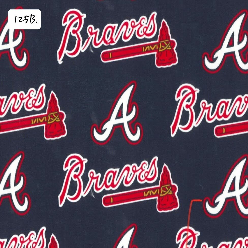 Sports Cotton Fabric by the ½ yard- Baseball Teams