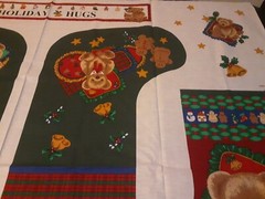 Fabric Panel Holiday Spirit Multicolor With Instructions