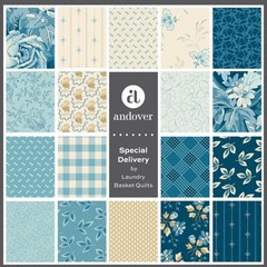 Special Delivery Fat Quarter Bundle by Edyta Star Laundry Basket Quilts 33 Cuts