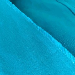 4.25 Yds Corduroy Fabric 100% Cotton 153×43 Aqua Blue Green Teal Silver Metallic