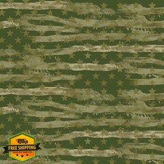 Sykel US Marines Olive Flag 1 Yard Cotton Fabric