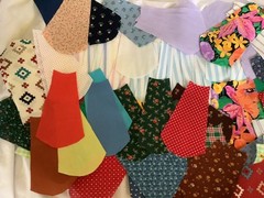 120 Pre Cut Fabric Dresden Assorted Colors Patterns for Quilting Sewing Crafts